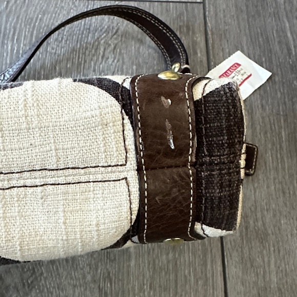 Coach Brown and Cream Small Bag - Picture 3 of 7